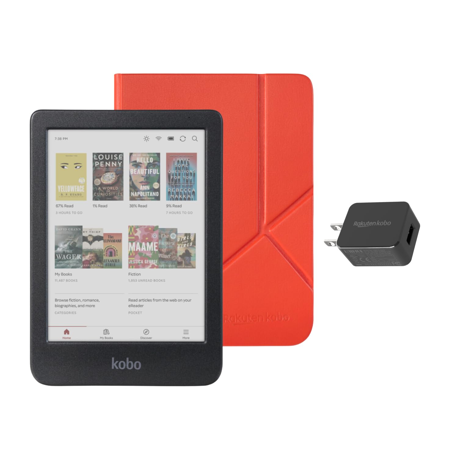 Amazon.com: Kobo Clara Colour eReader with Case Bundle (Cayenne